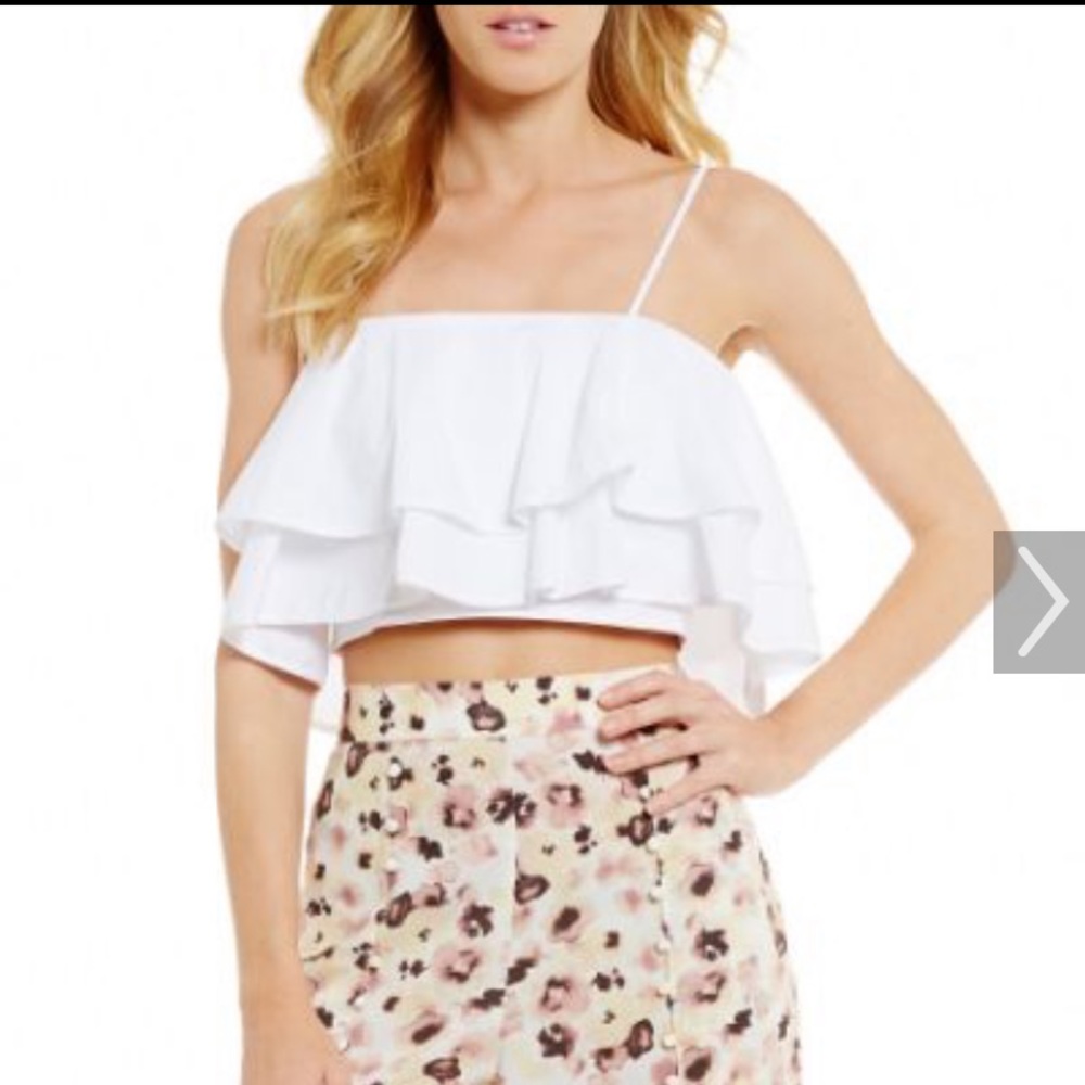 NWT Gianni Bini Ainsley Cropped Top